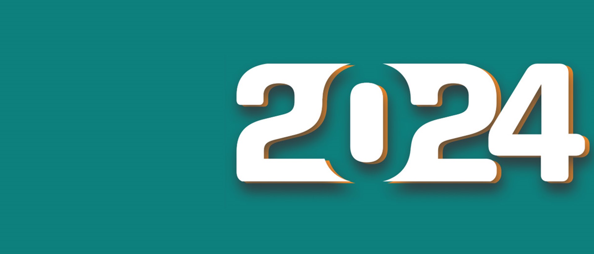 2024 against a teal background