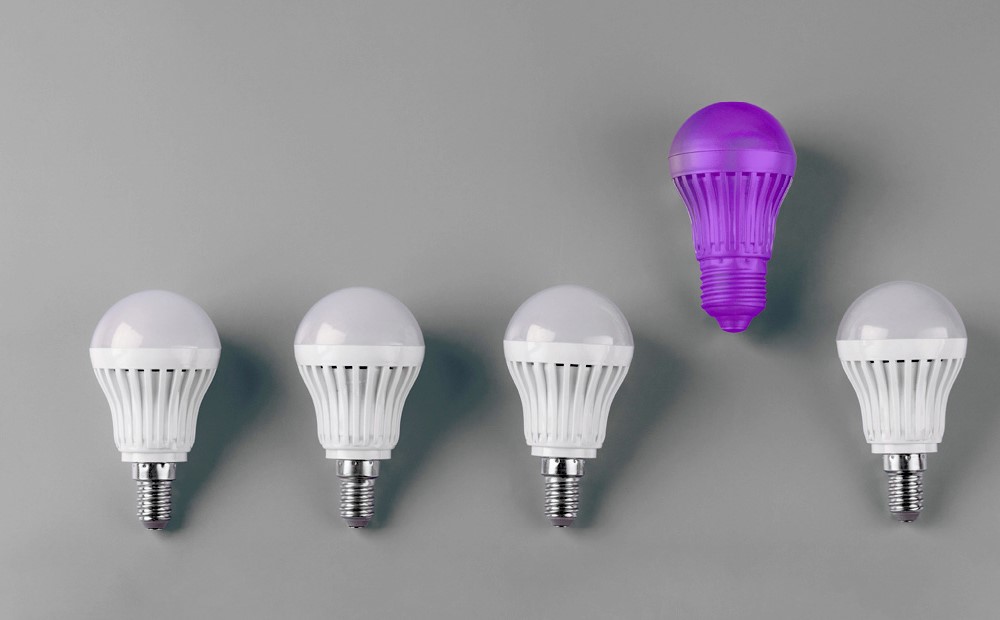 Image of environmentally friendly lightbulbs