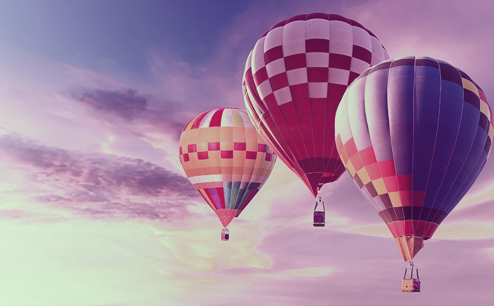 Image of hot air balloons