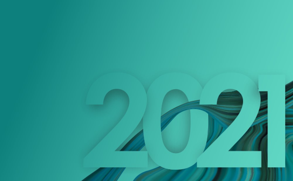 Image for the 2021 Webinar series in teal